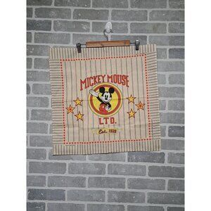 Disney Mickey Mouse LTD Stars & Stripes Retro Bandana Scarf‎ 22 X 22 Inch